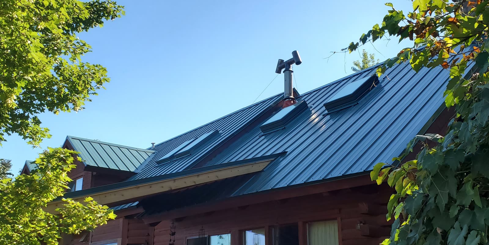 Completed Ketron metal roof